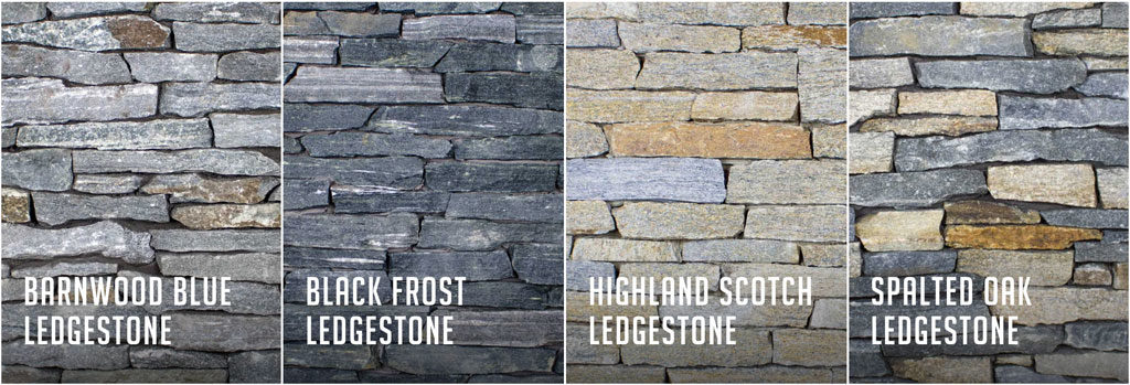 2017 Stacked Stone Ledgestone Veneer---Buechel Stone Veneer Panel Swatches