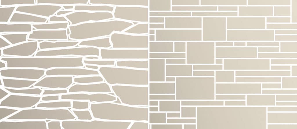 Tailored Ledgestone and Ledgestone Veneer Pattern Panel---Dry Stacked Stone Veneer