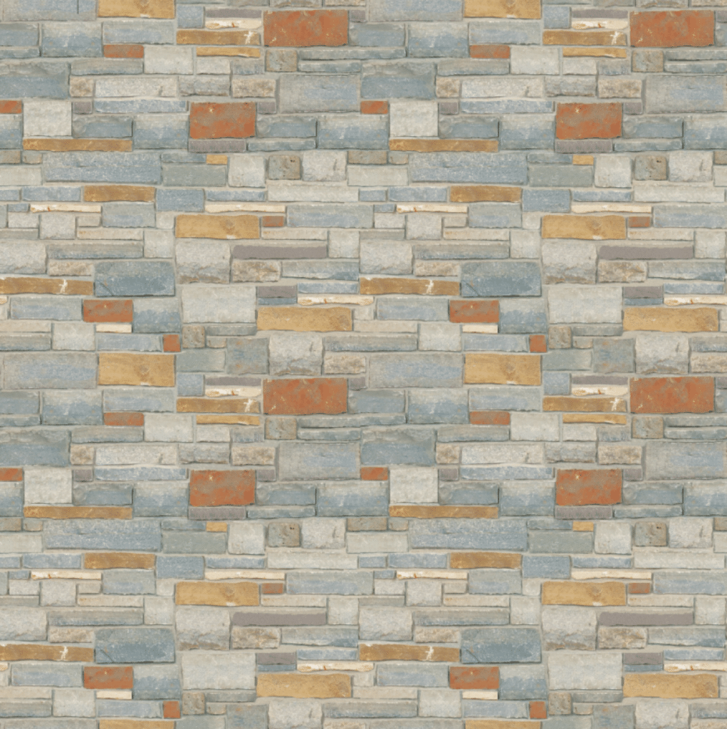 Chilton Cambrian Blend Stone Veneer - stone architecture seamless texture for stone home or building rendering