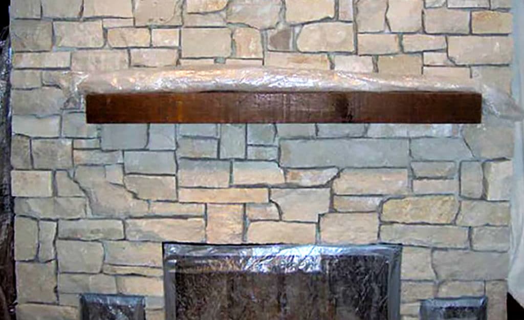 improper stone trimming on stone veneer fireplace masonry stone installation